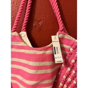 NEW Fringed Pink Bag